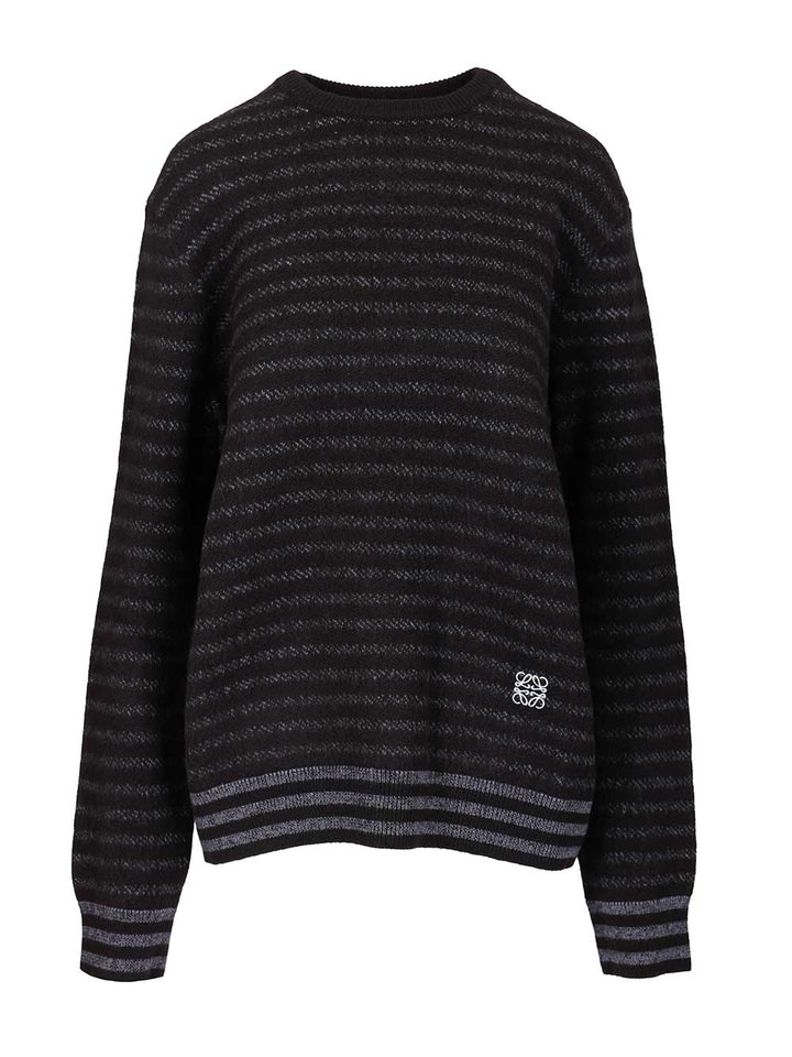 Loewe Wool Sweater Knitwear - Blu | 6e7e84e527b8a00d092645bd363525ecad4278a2
