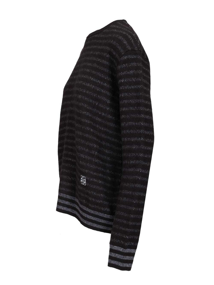 Loewe Wool Sweater Knitwear - Blu | 0c350da1883f54f3f1828f3094705656657841a7