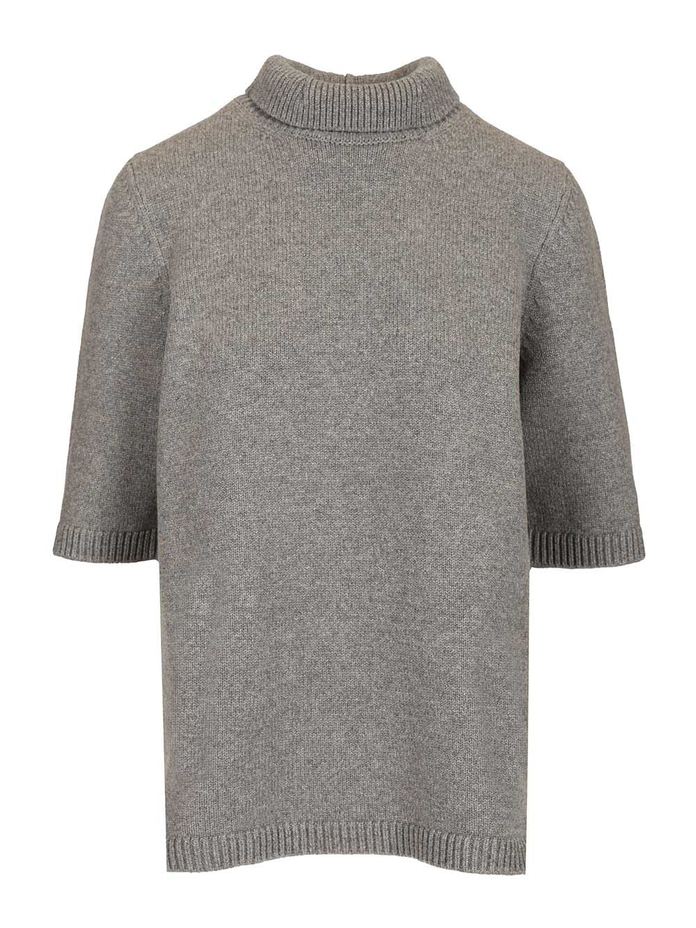 AlaÏA Cashmere Blend Turtleneck Knitwear - Grey | e5c49739bcc825c3488c48ef16d6cba4083dac07