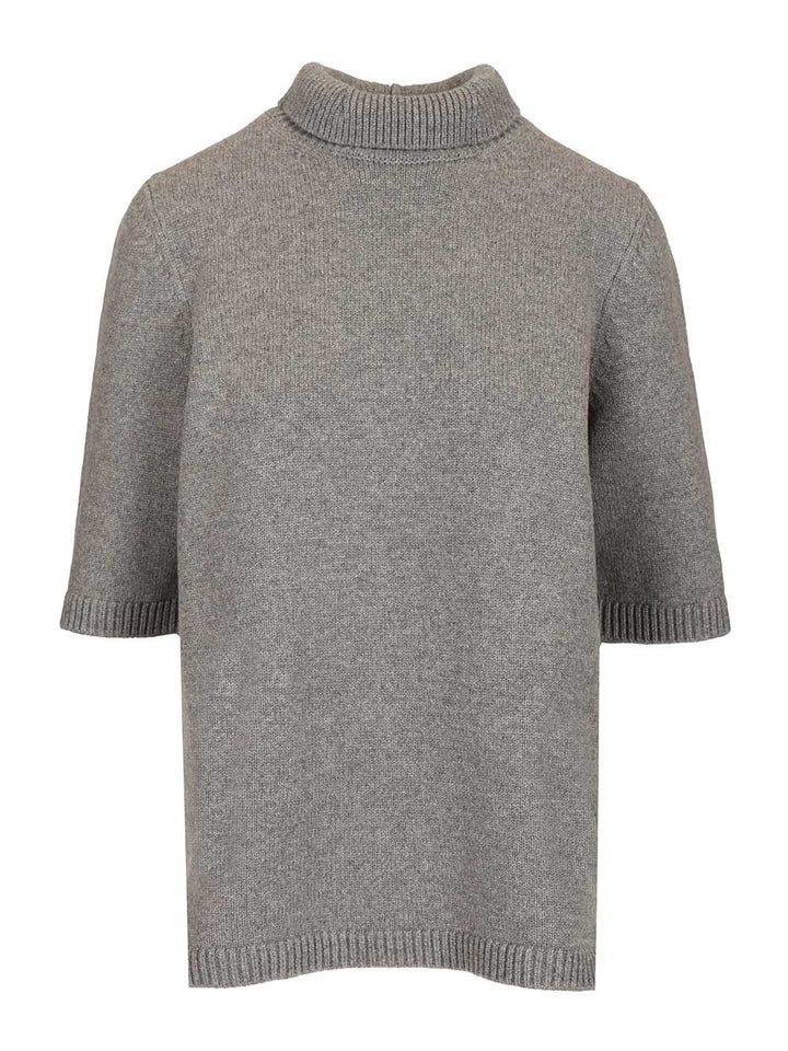 AlaÏA Cashmere Blend Turtleneck Knitwear - Grey | e5c49739bcc825c3488c48ef16d6cba4083dac07