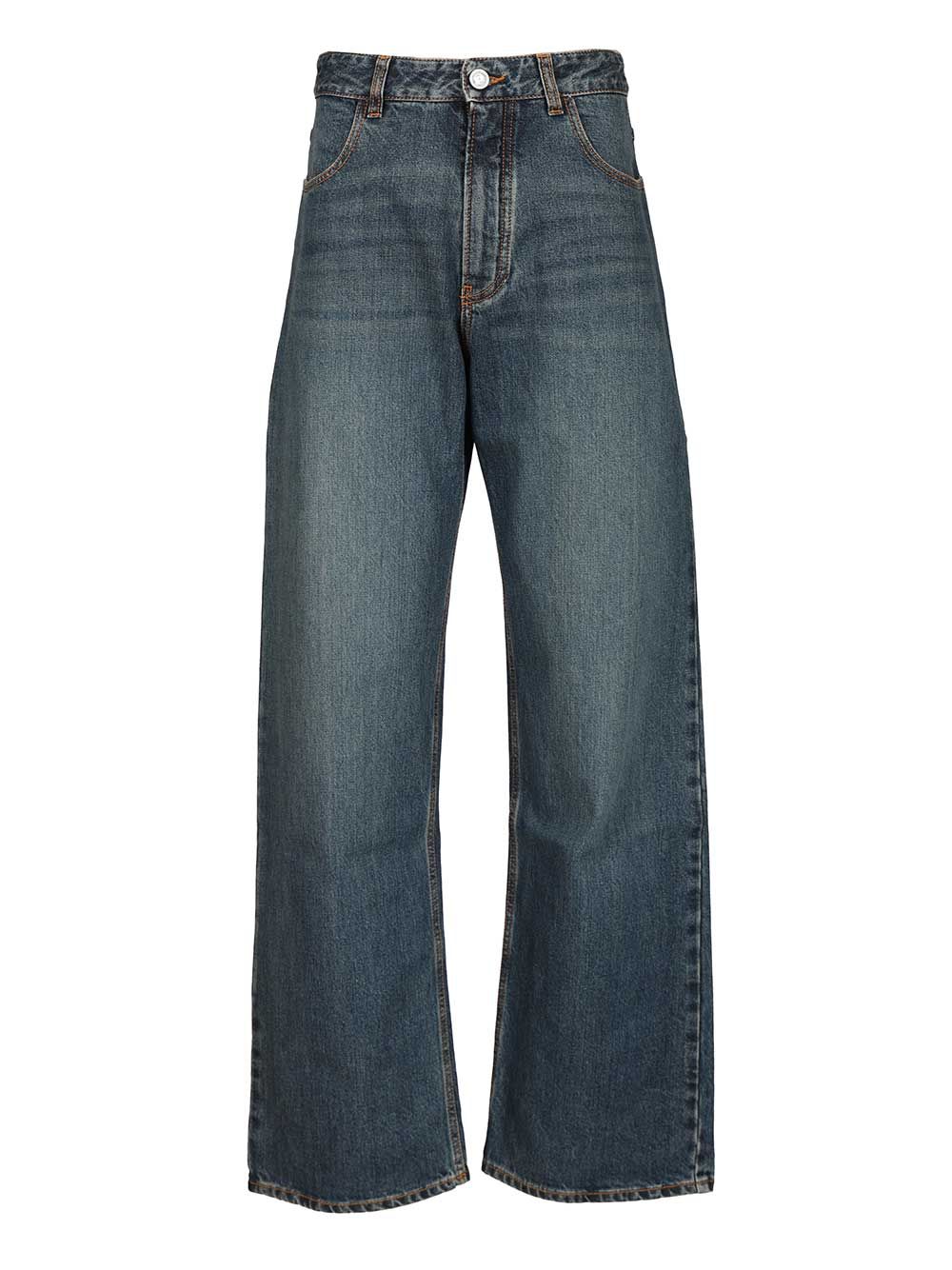 AlaÏA Low-Waisted Denim Trousers Jeans - Blu | 99d5ba8a975238d2f7bbf6f7899c0e000c396e85