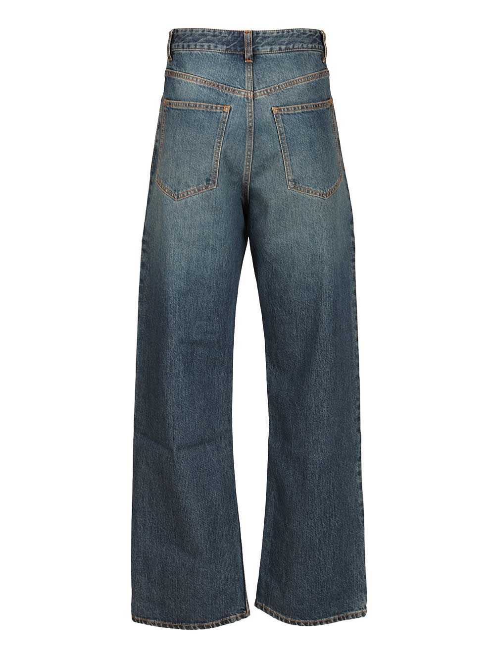 AlaÏA Low-Waisted Denim Trousers Jeans - Blu | 20ee5e91f5586d07022ede67637c09310a7e3763