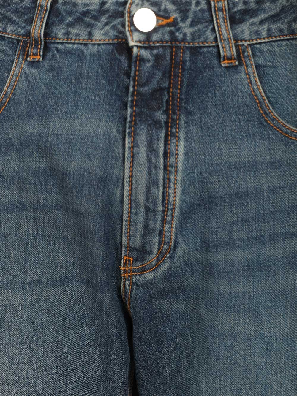 AlaÏA Low-Waisted Denim Trousers Jeans - Blu | 143ff565aa828aa2975d06adb75f0ab7cc88f206