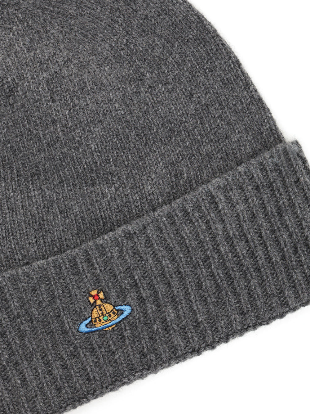 Vivienne Westwood Cashmere Beanie Classic Cappelli - Grey | c5194fb77cad28b4a19f594b7475e629b2acaf31