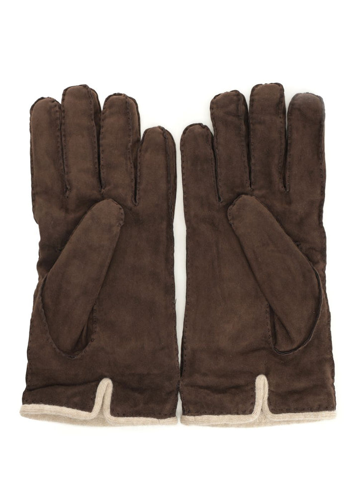 Fedeli Suede Guanti - Marrone | 19764a672fc51159305a0127db2d62c8adcf9dd7