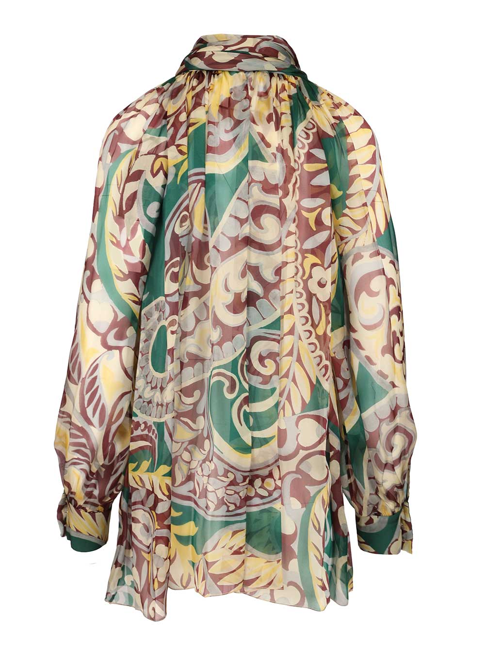 Etro Organza Blouse Shirts - Bianco | e5bde9fdadcb0b7aacdb0c2636dc4c0d2534bfa1
