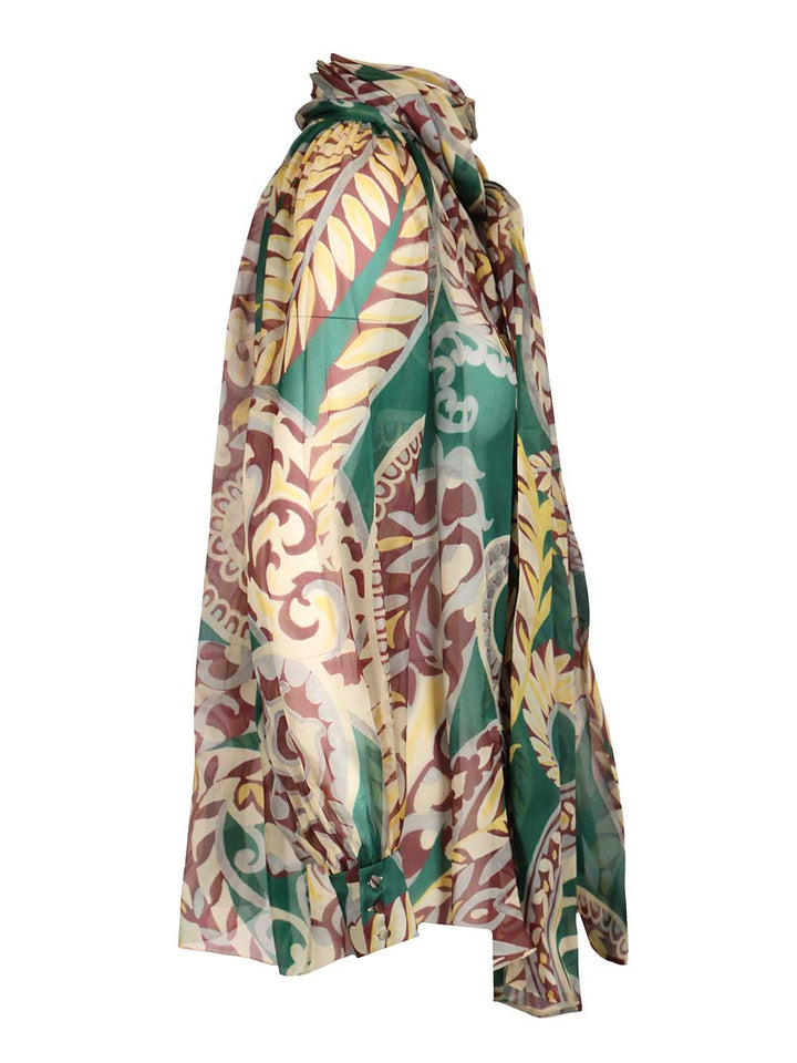 Etro Organza Blouse Shirts - Bianco | 29367fa77470267d3af28d9955b0dd7902e08fef