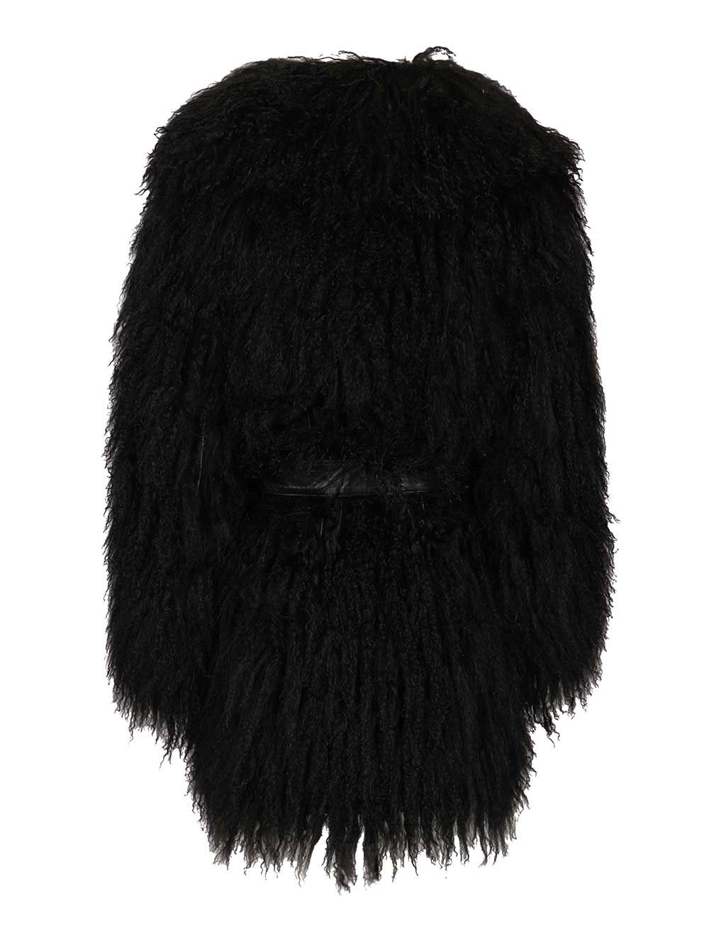 Numero Otto Mongolian Coat Coats - Nero | 2a9f5137fffa5d52e0c7095c942c22acf021e497