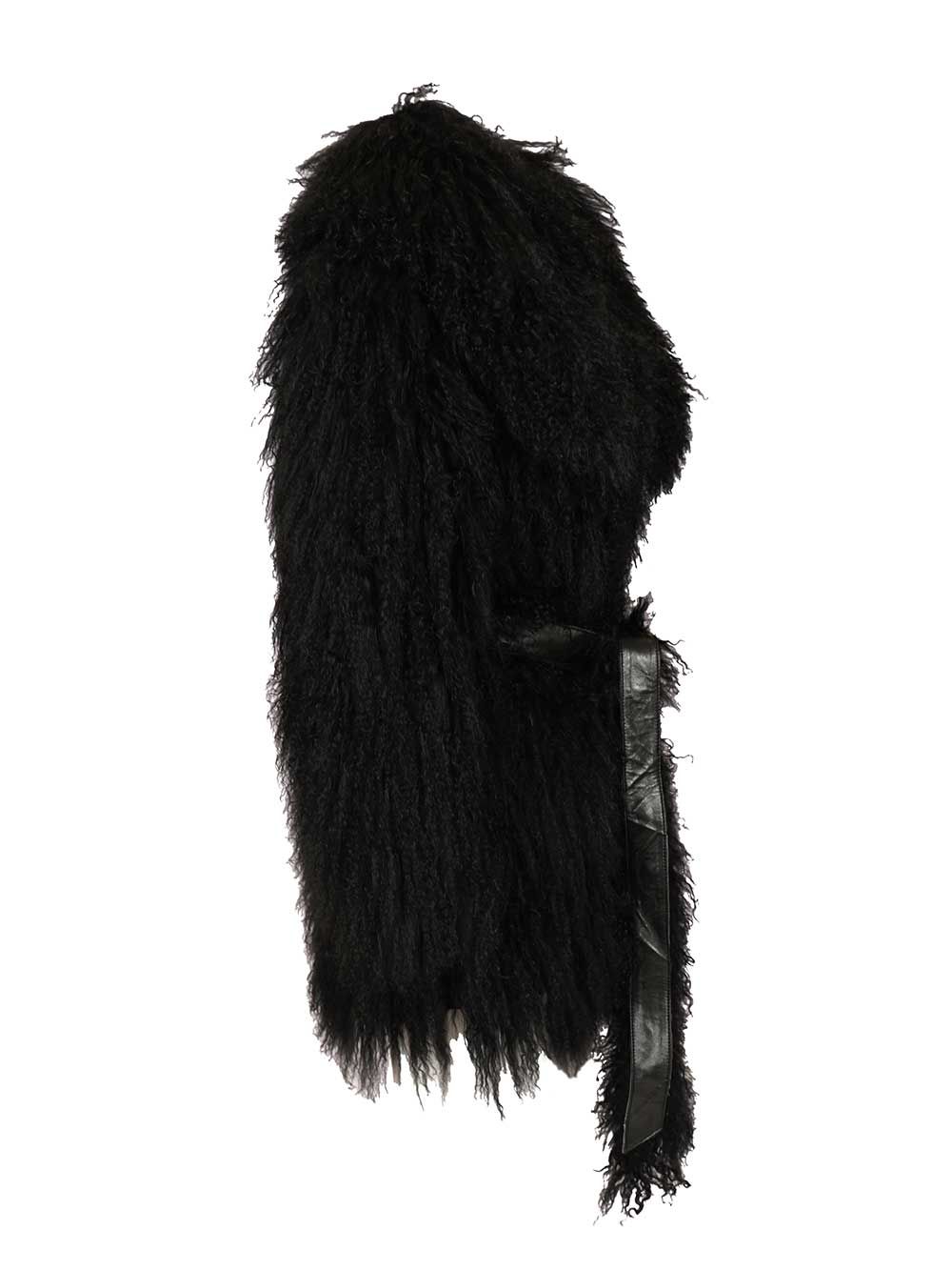 Numero Otto Mongolian Coat Coats - Nero | bb9f0857e10d55910c8d60a39813608aff2e6a70