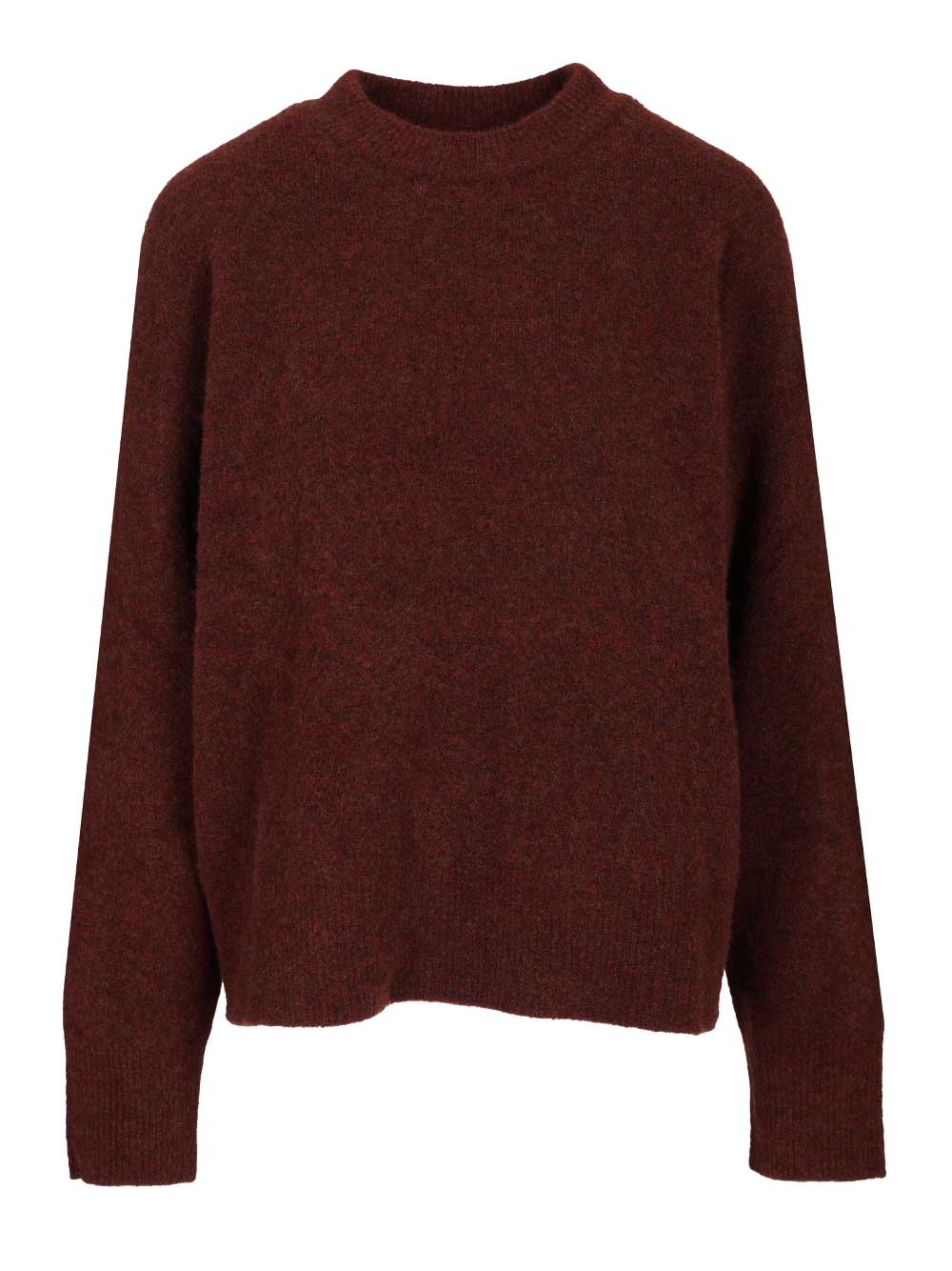 Filippa K Crew Neck Sweater Knitwear - Bordeaux | da43e2603e448f5274db9c0029da829284a8022b