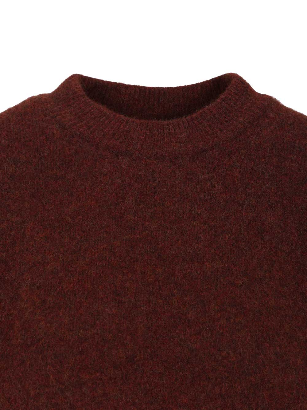 Filippa K Crew Neck Sweater Knitwear - Bordeaux | 642460cdbce070f30fa00cb71c905099f52d4355