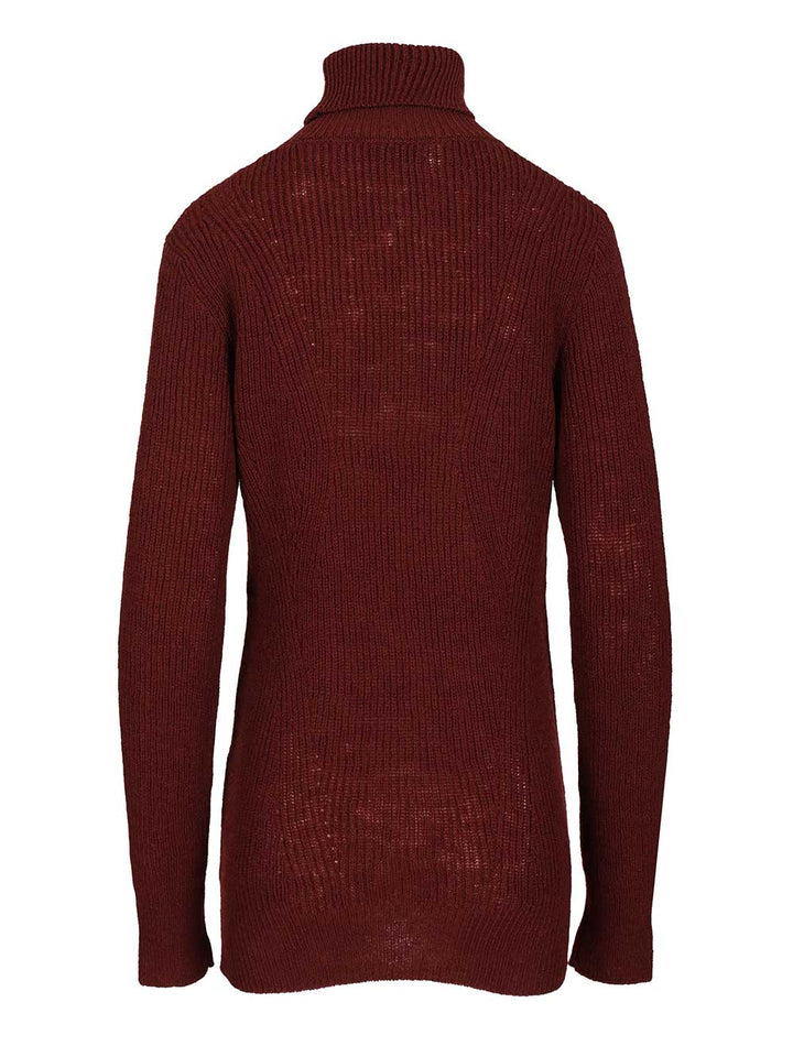 Dries Van Noten Turtleneck Sweater Knitwear - Bordeaux | dc3404a327b87ee9bf76de89028c418f1e8d73a3