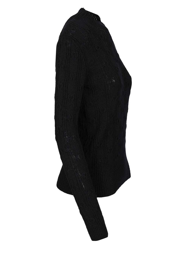 Dries Van Noten Tessy Sweater Knitwear - Nero | 968d264f64c1506485d4bc49ae4e2c5e1f32f38d