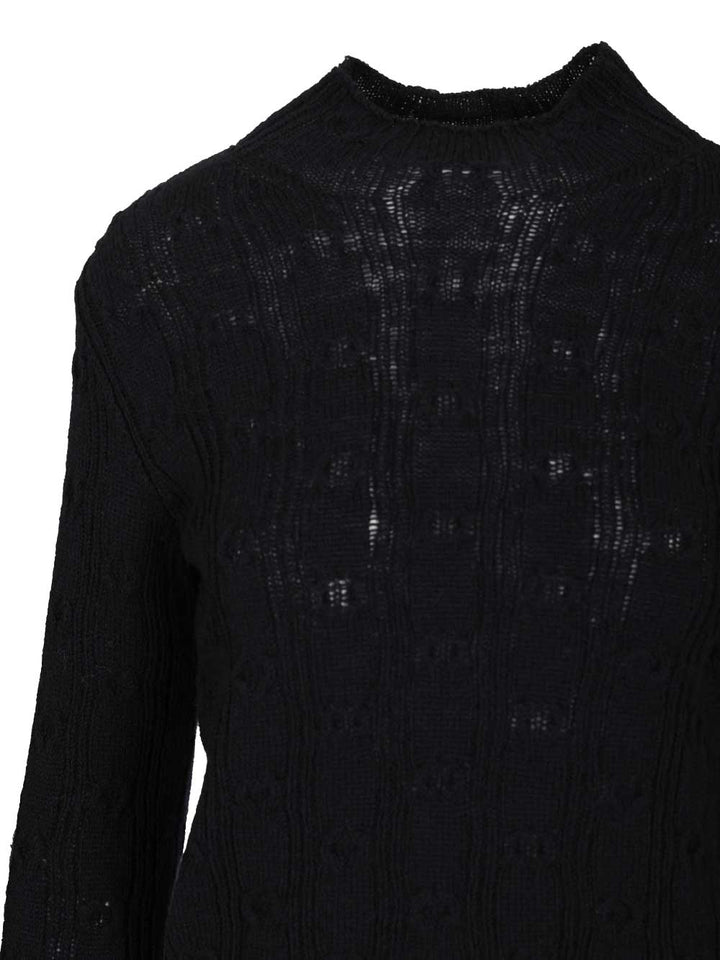 Dries Van Noten Tessy Sweater Knitwear - Nero | c589e18c010cf90cc59577b6133700bb3b0a2111