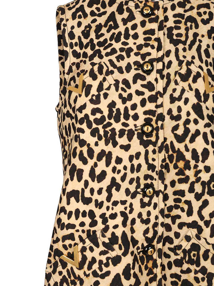 Valentino Garavani Animalier Mini Dress Abiti - Animalier | 8a40a82babf4ed70df8a0e8a002293ee452f4ca5