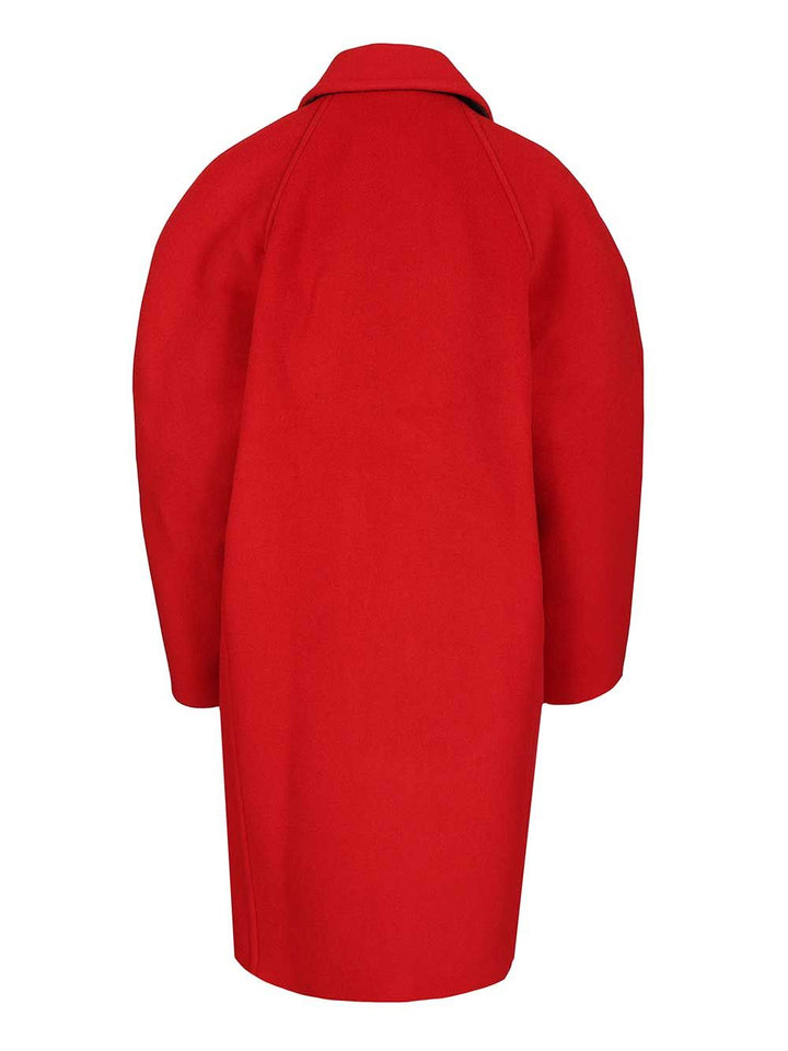 Filippa K Cocoon Coat Coats - Rosso | abd0ebdf11f250654ab88adaac1df3242a3be1b2