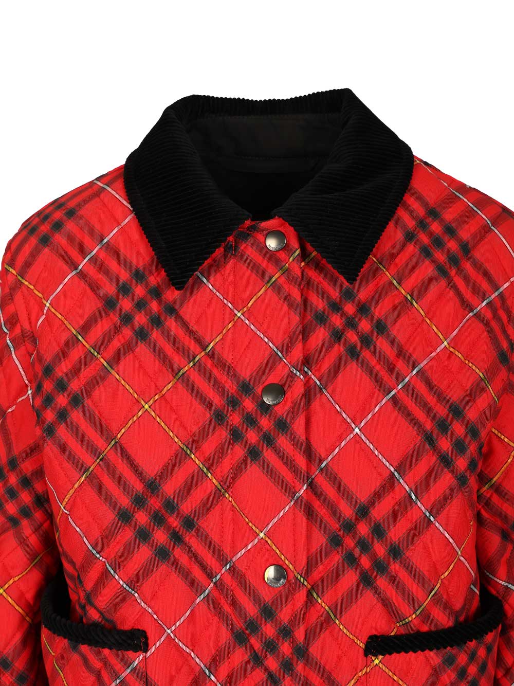 Burberry Quilted Cropped Jacket Giacche - Rosso | 9c3045fcb9df012f304317918391b9c48b331c41
