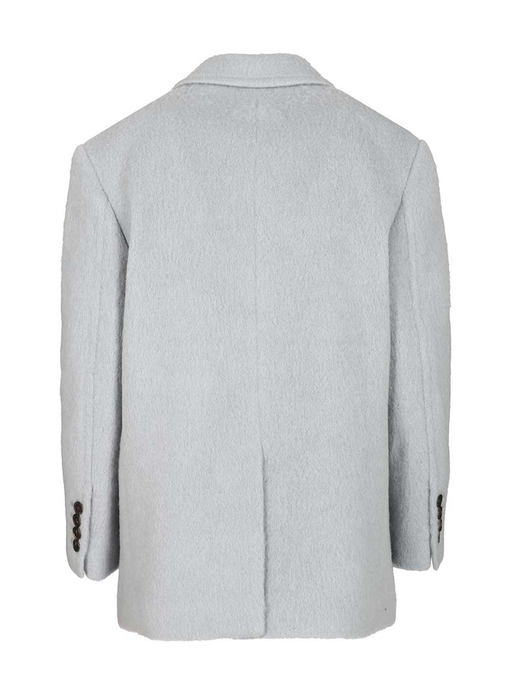 Dunst Wool And Alpaca Blend Blazer Giacche - Light blue | a9a239593745ee8a3c06d625c593cca954250cd1