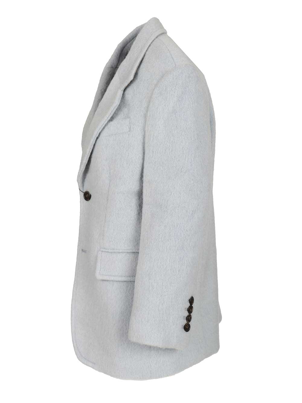 Dunst Wool And Alpaca Blend Blazer Giacche - Light blue | 58c4217171b35c867e15a32b34a96b4bebf842c1