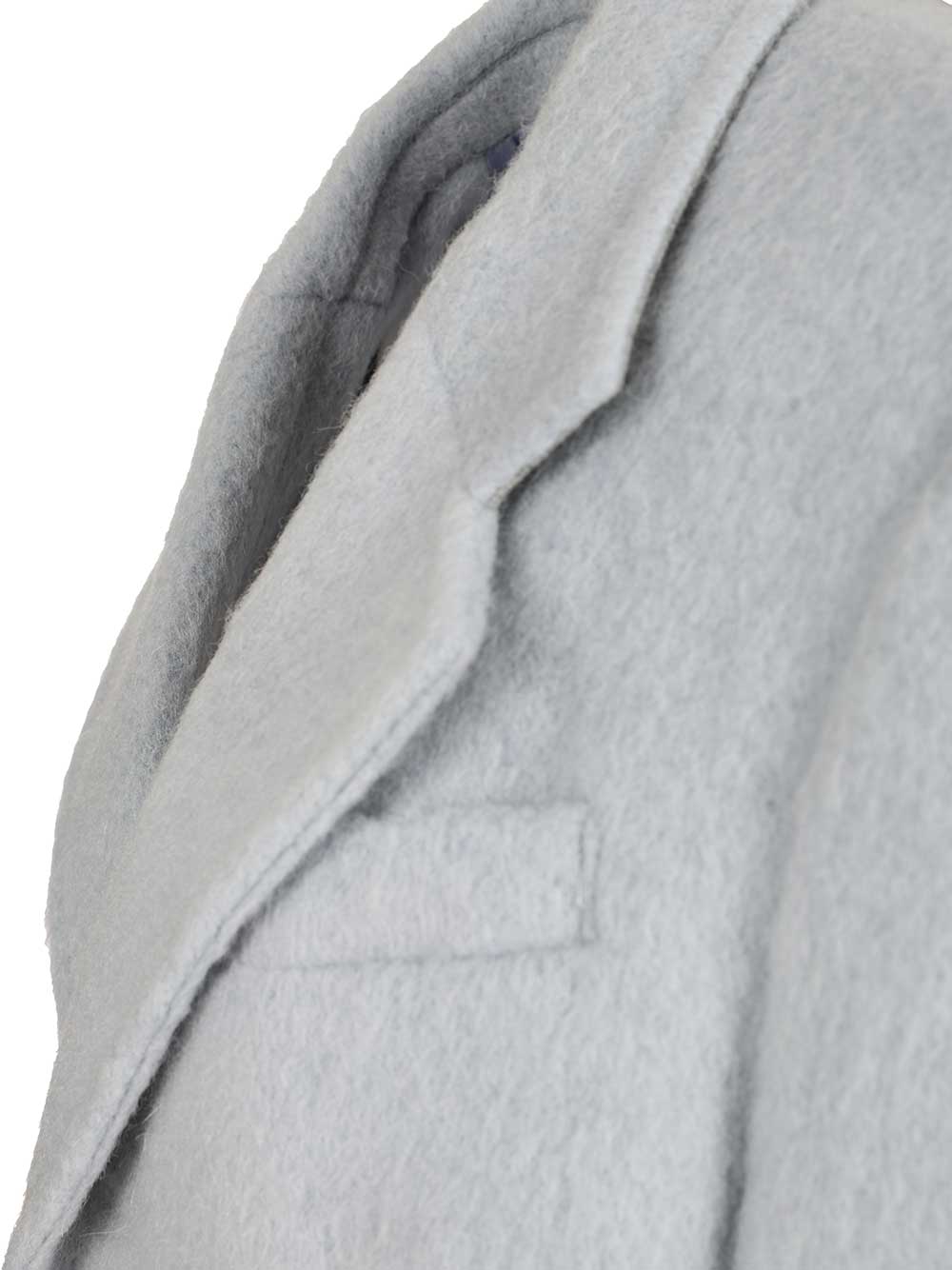 Dunst Wool And Alpaca Blend Blazer Giacche - Light blue | ca1d67b68adf80a6bcbe0445a77c3db189b43268