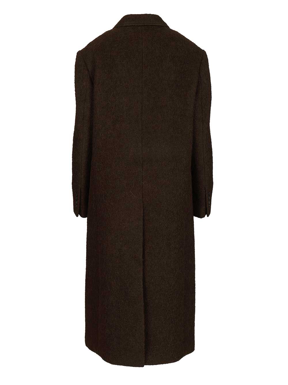 Dunst Structured Coat Coats - Marrone | f336a64190cd6b0fe32a51ada36de02032c19cfe