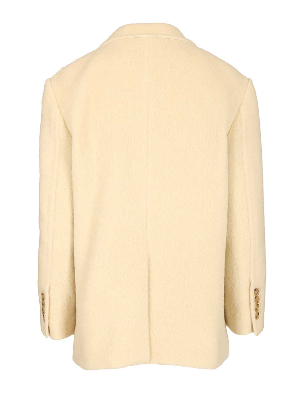 Dunst Wool And Alpaca Blend Blazer Giacche - Bianco | 3b760f7a8504a278a69855bc9a0172a8968890e4