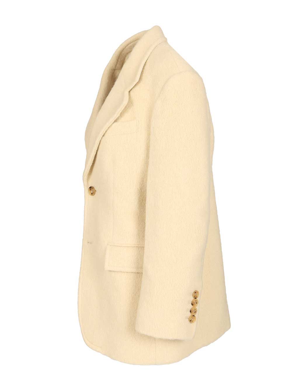 Dunst Wool And Alpaca Blend Blazer Giacche - Bianco | e92d7b205b63c228ca3eaeb103bb1bc4e5445396