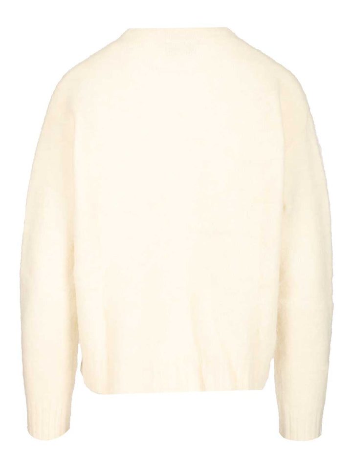 Amish Crewneck Sweater Knitwear - Bianco | bd8757a58b8fb8877f7e152dc1ada21e1bcaf58e