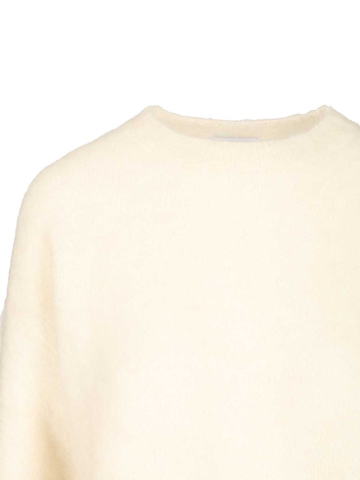 Amish Crewneck Sweater Knitwear - Bianco | b2fba3ef8a16f1579a0ba52a35a3ed3d24c1c890