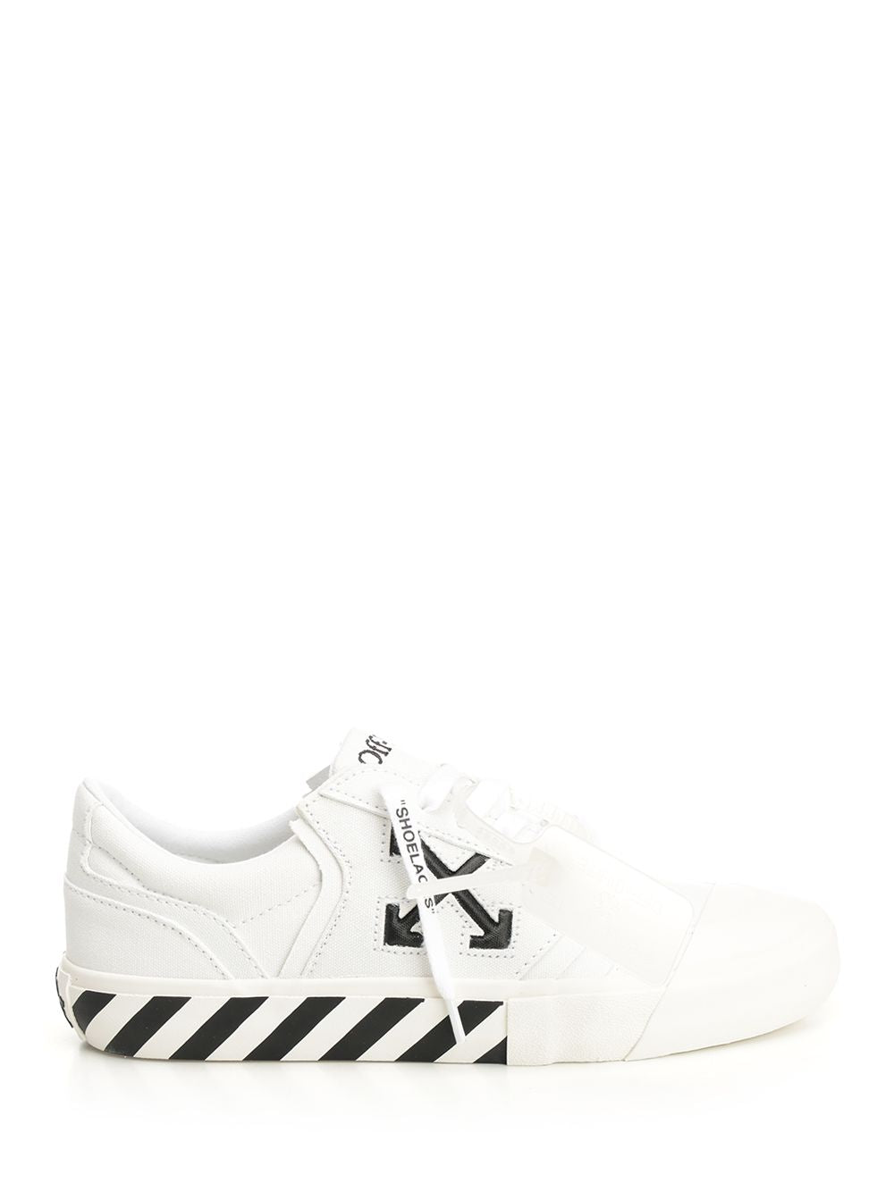 Off-White With Laces And Logo Sneakers - Bianco | 92f0e82dd8549d40c617326c25728831953f55e2
