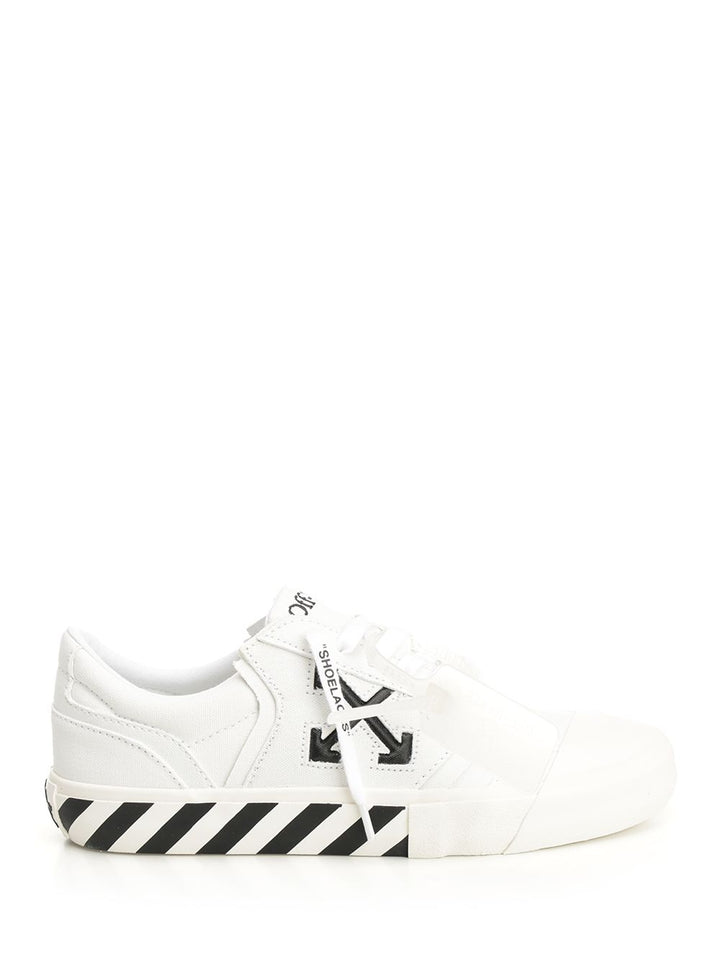 Off-White With Laces And Logo Sneakers - Bianco | 92f0e82dd8549d40c617326c25728831953f55e2