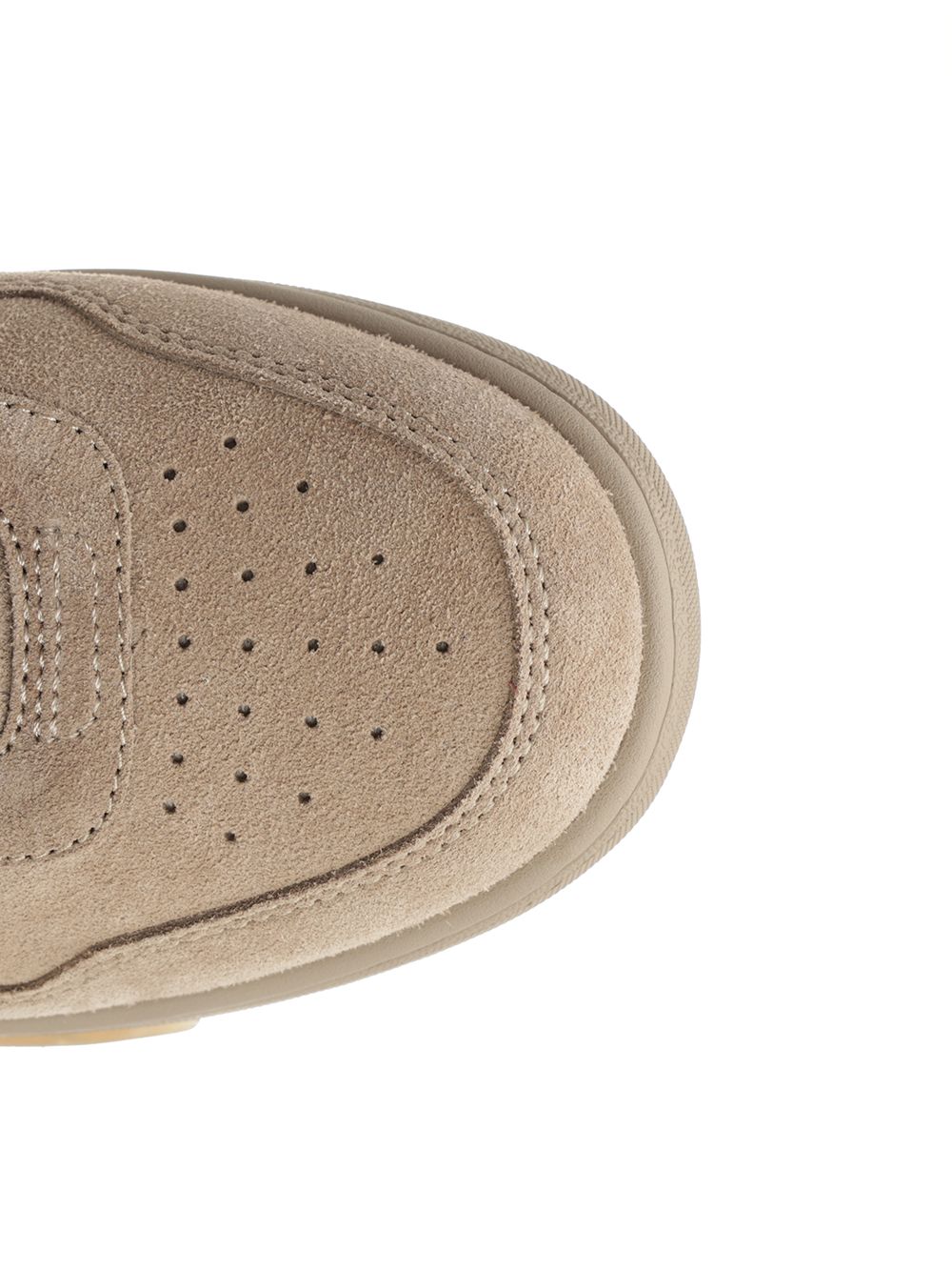 Off-White Out Of Office  In Suede Sneakers - Beige | 244472d23b73830620004bd19902bd90115d7ecc