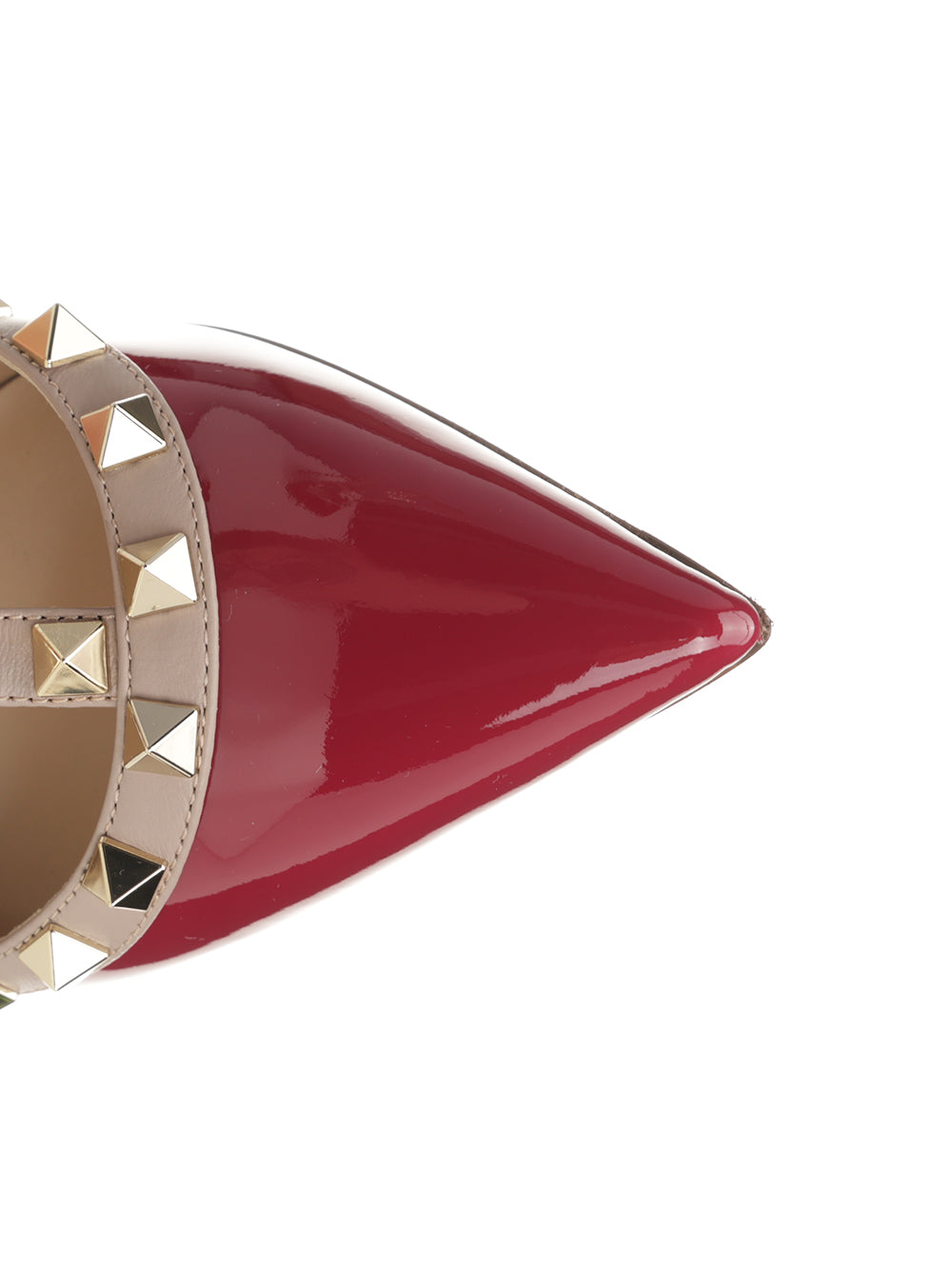 Valentino Garavani Rockstud Patent Decollete - Rosso | c5b796abaf54a2adfc38666a47b010911c89d129