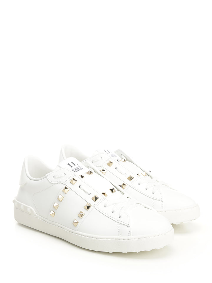 Valentino Garavani Rockstud Untitled Sneaker Sneakers - Bianco | 09d55ef1b27670569bd86ac35df3df79be1cc167