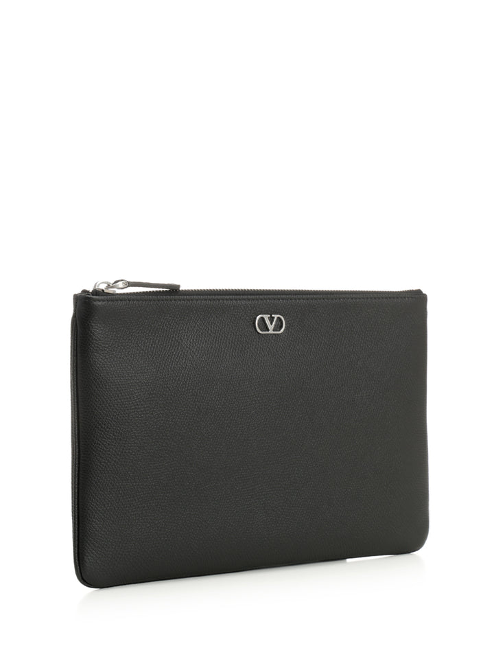 Valentino Garavani Vlogo Signature Small leather goods - Nero | 21190eecd3c15d16e484d400ce66a9d81bac4a6e