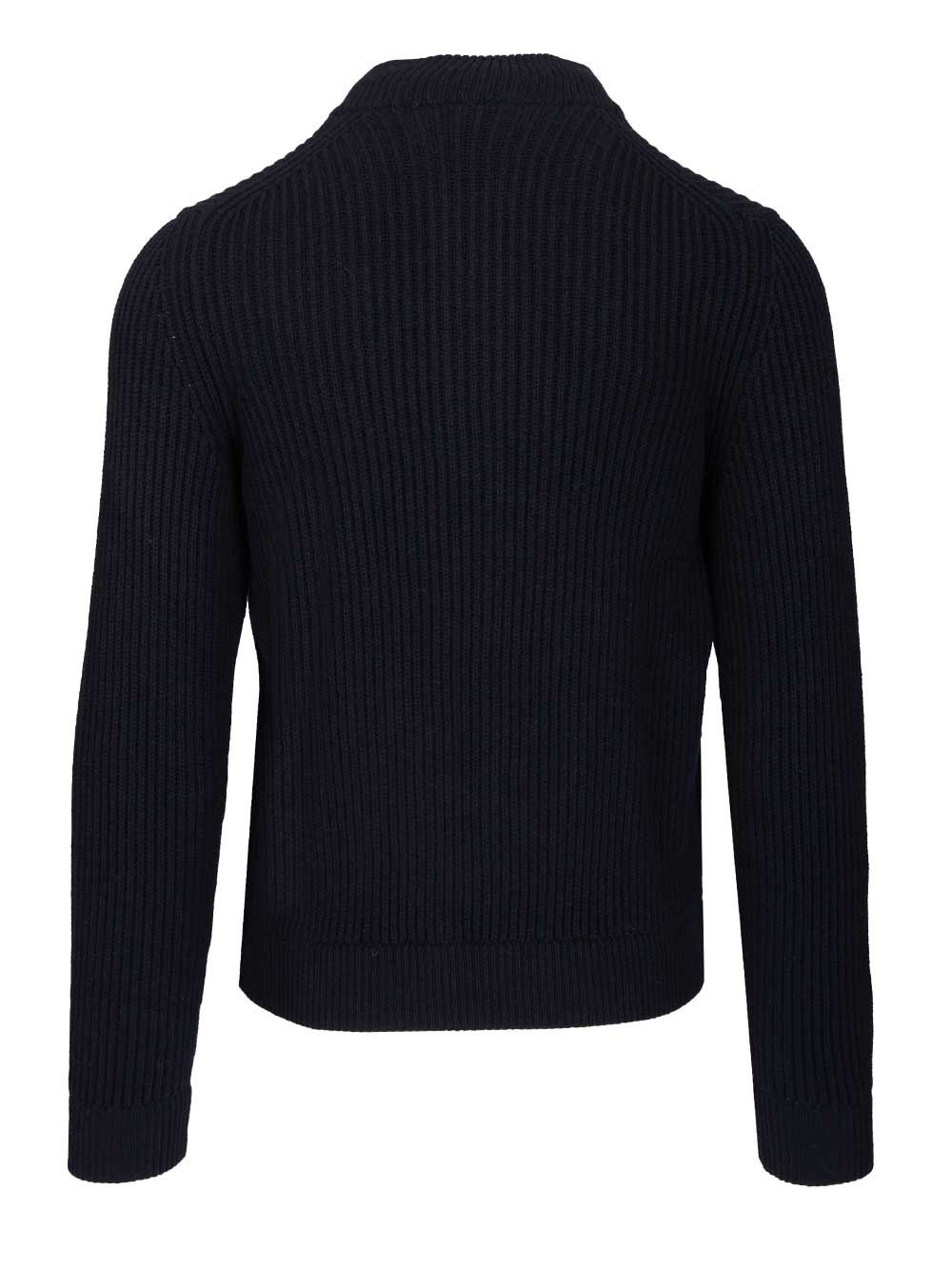 Fedeli Zip-Up Cardigan Knitwear - Blu | 9a963056fc04fe0e0f96b544ed6b26e45c3d085e