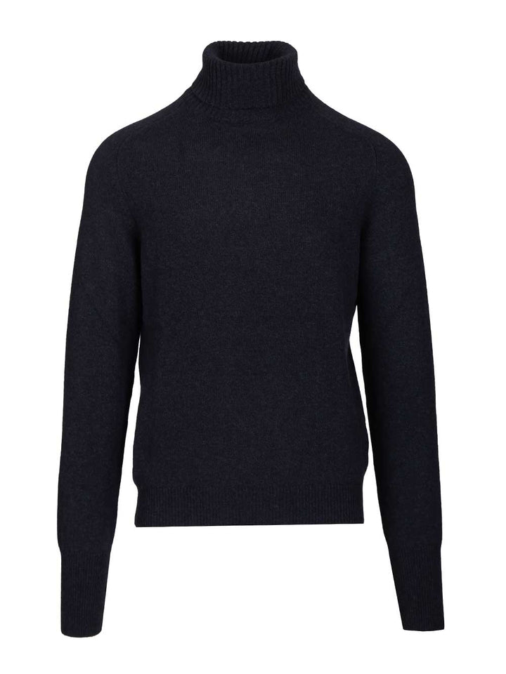 Fedeli Turtleneck Sweater Knitwear - Blu | 00289cc24dd26e8d64d8754a4a2e148509030171