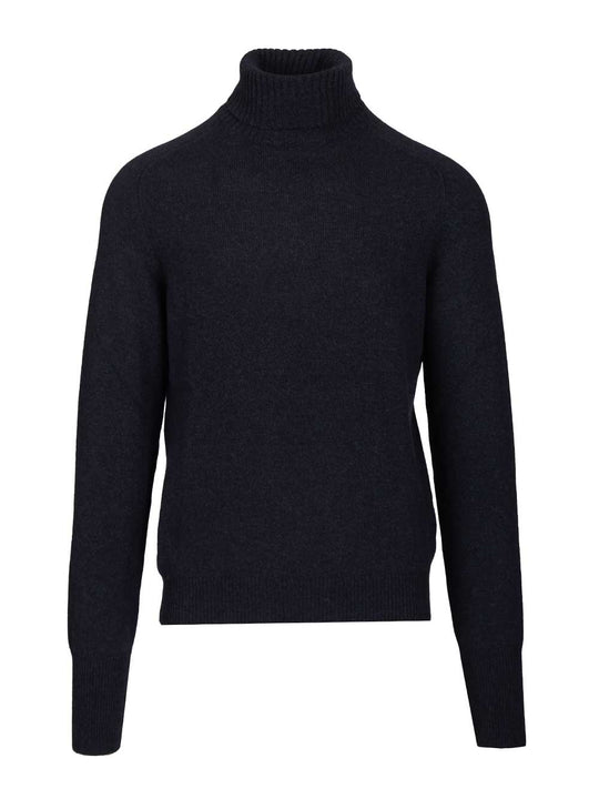 Turtleneck Sweater Knitwear Blu