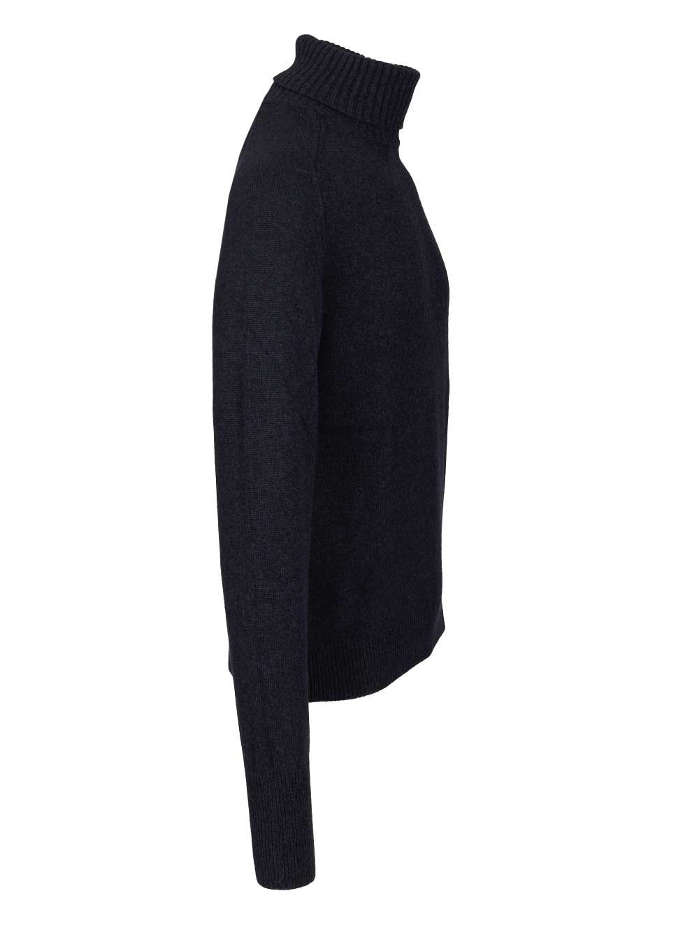 Fedeli High Neck Sweater Knitwear - Blu | 4a10e0b3972897638784044f7c94b84d6e9bb002