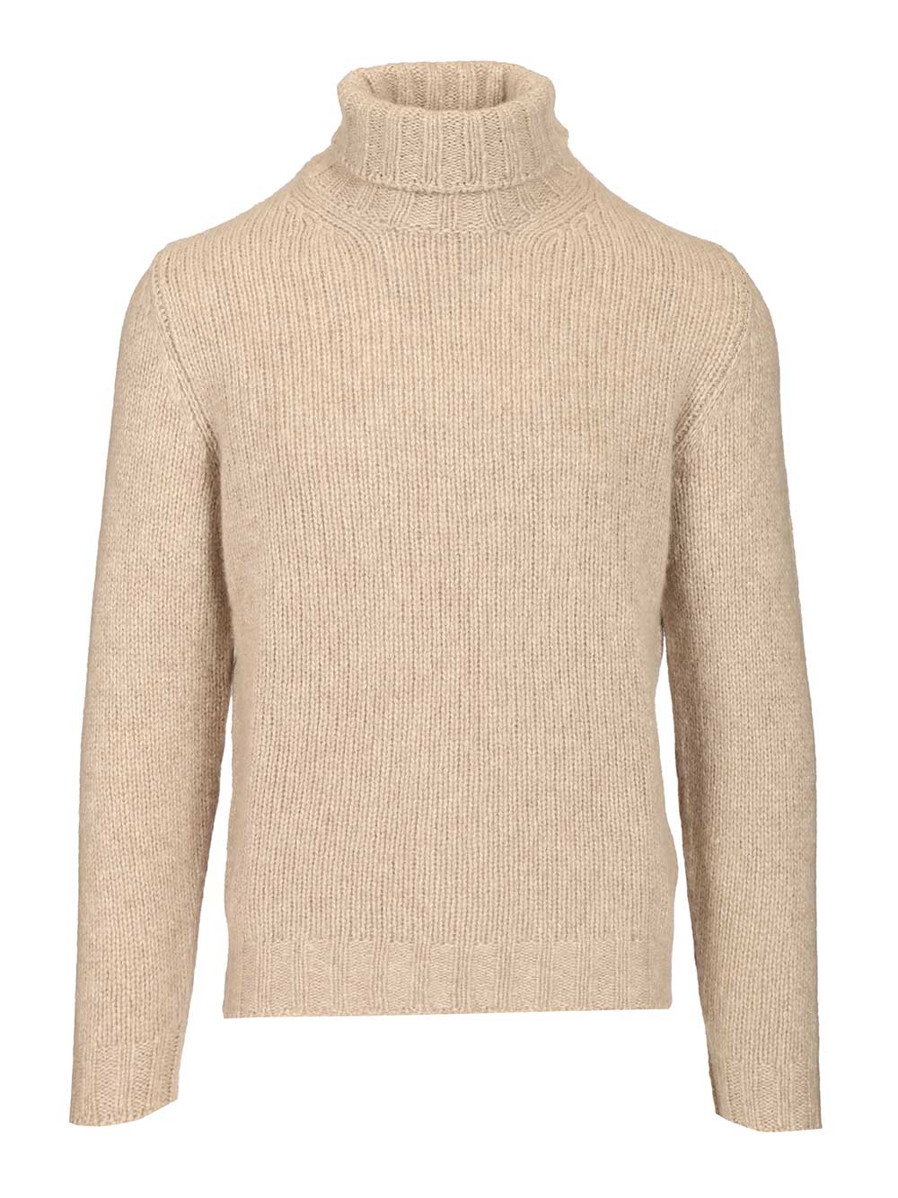 Fedeli Turtleneck Sweater Knitwear - Beige | 5b0076847afe1dafec47fd77953677bc8dc1e757
