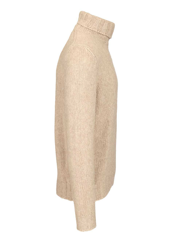 Fedeli Turtleneck Sweater Knitwear - Beige | b52f0a5a8d8625153186b4be1f920525e1fd6b98