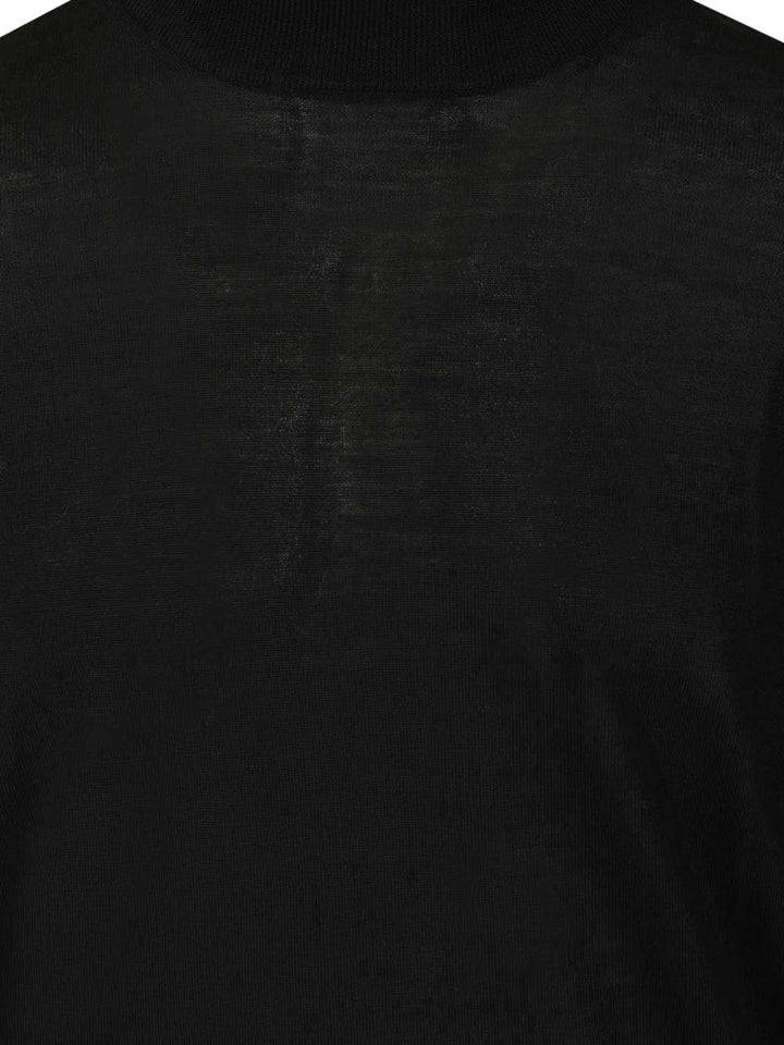 Fedeli Virgin Wool Sweater Knitwear - Nero | f2186d0ffb41958f54fec49af5d0c6084f692375