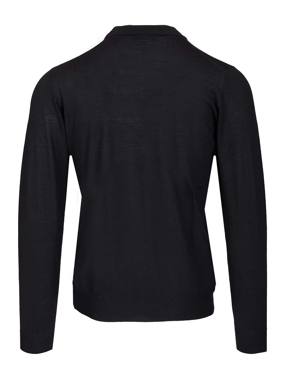 Fedeli Virgin Wool Sweater Knitwear - Blu | 0427549094cf14a9ba2ac3885cce9995aeb4973c