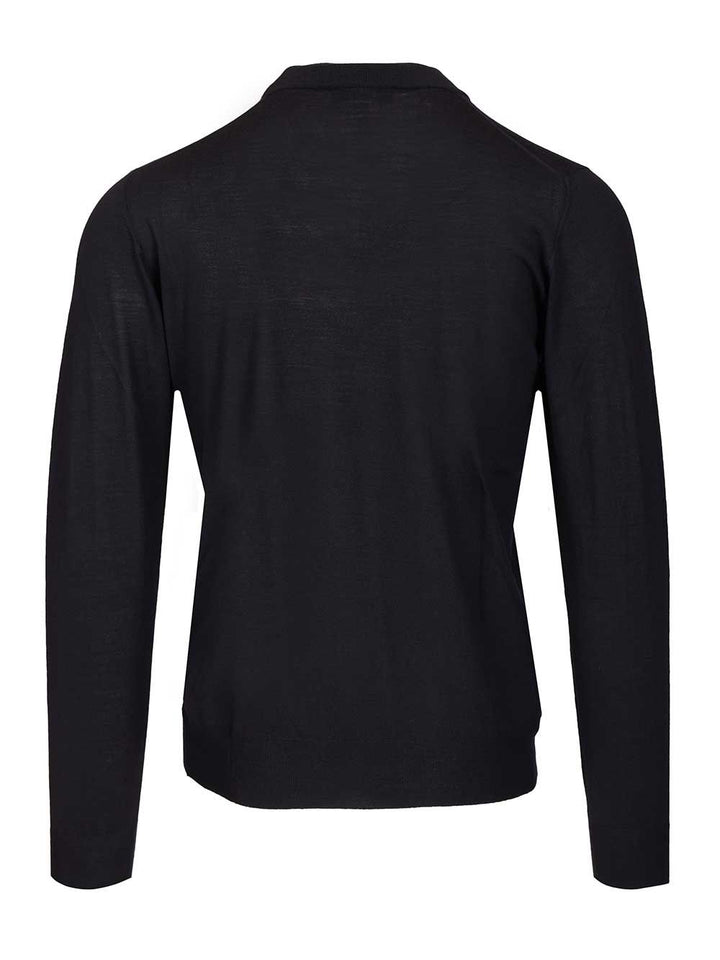 Fedeli Virgin Wool Sweater Knitwear - Blu | 0427549094cf14a9ba2ac3885cce9995aeb4973c