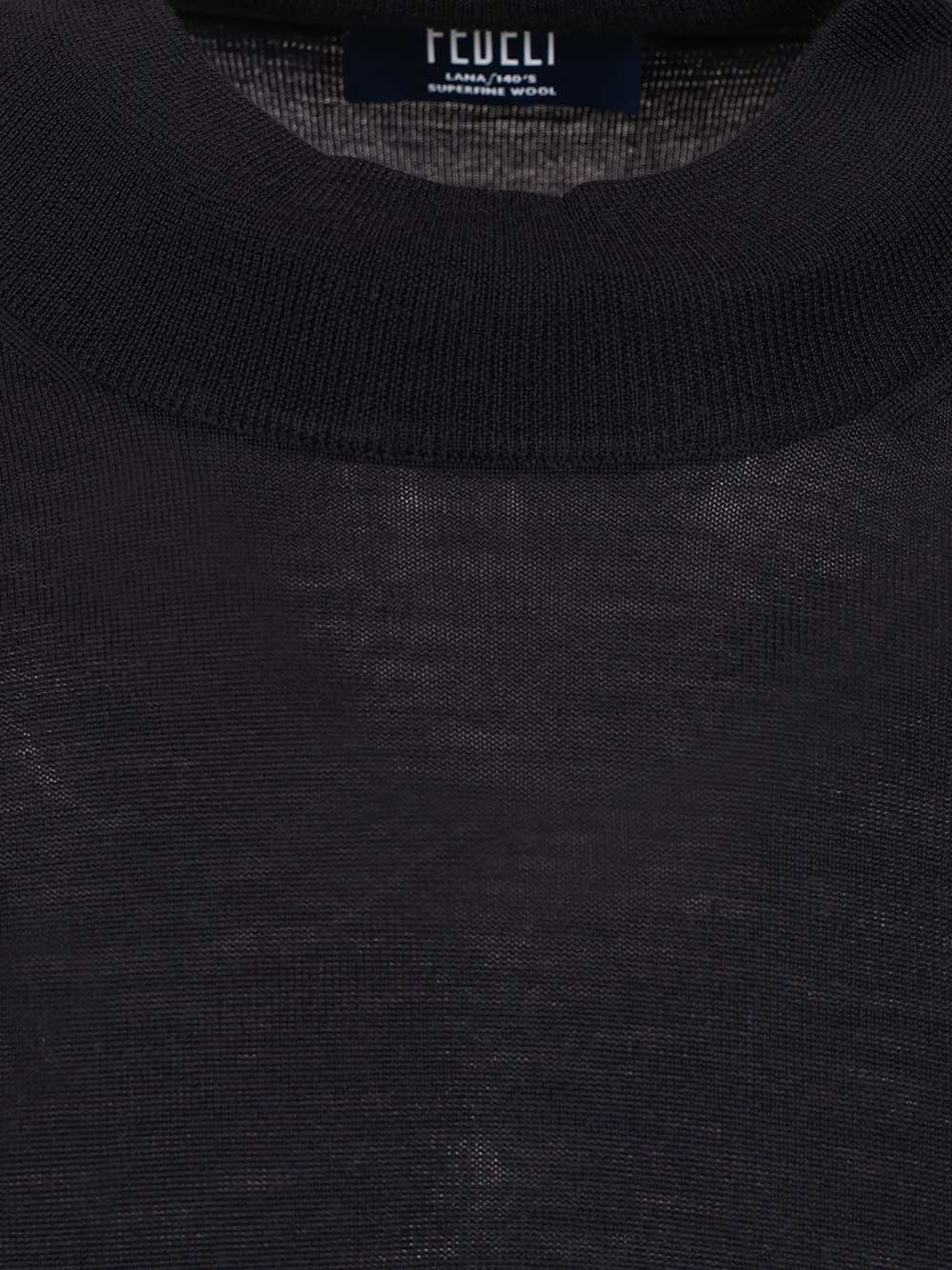 Fedeli Virgin Wool Sweater Knitwear - Blu | 2d73bffd6191a8bdf28a9e6ed894a3f8537f068f