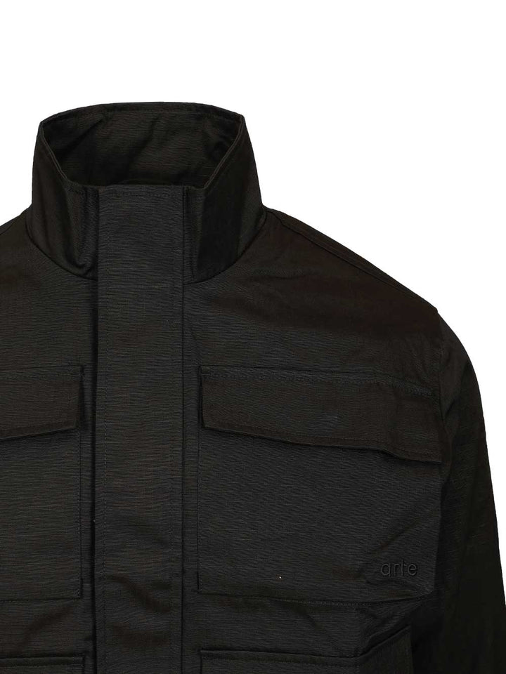 Arte Waxed Ripstop Jacket Giacche - Nero | af67e75c5fcb3491334304f6aba3c366612c4ce1