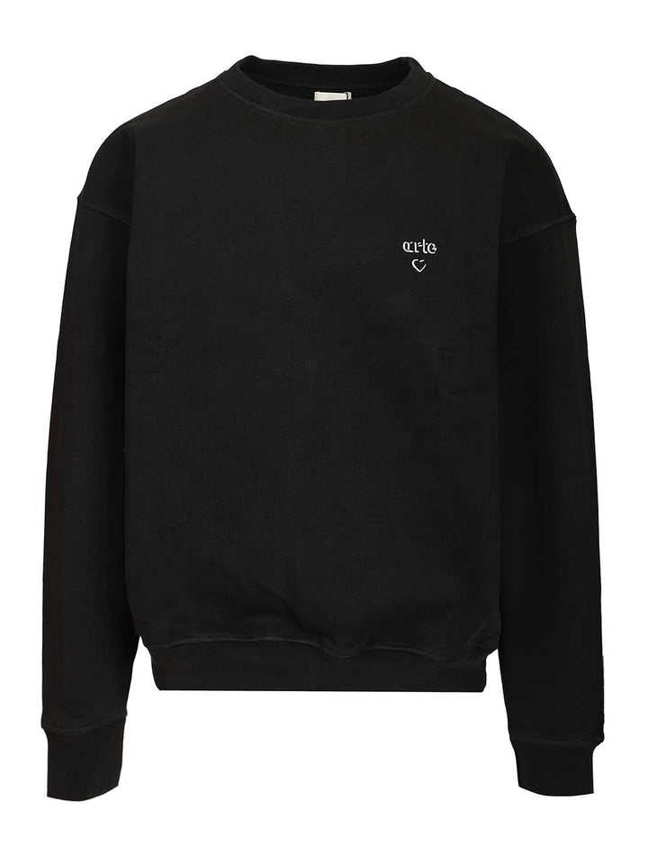 Arte Arte Heart Sweatshirts - Nero | ba480550a56e68dfbdbb72dea170b63b8561b39a