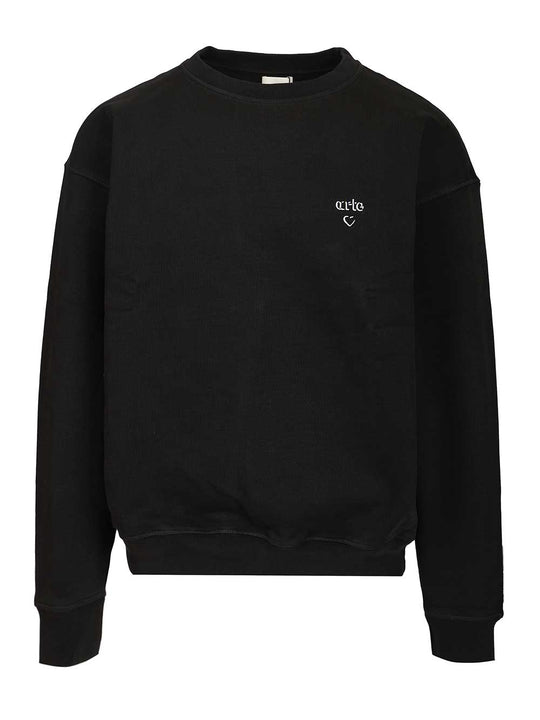Arte Heart Sweatshirts Nero