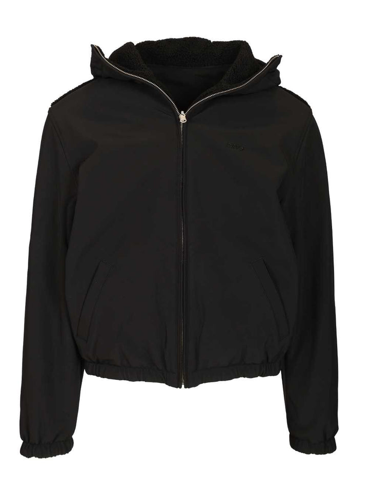 Arte Jacket In Sherpa And Nylon Giacche - Nero | ca6c35dc71b91cb7a594097adcd7f1a7adcde063