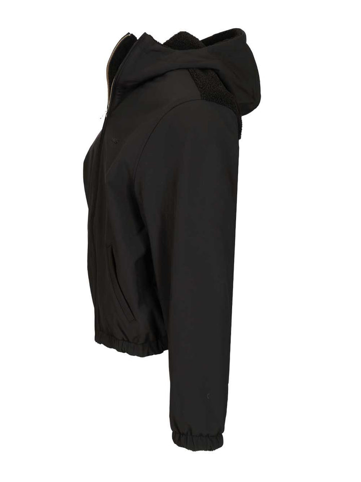 Arte Jacket In Sherpa And Nylon Giacche - Nero | b8bad23eb68a21a79fa887543bb1aaf31140909f